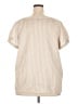 Lane Bryant 100% Polyester Ivory Short Sleeve Blouse Size 18 - 20 Plus - photo 2