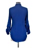 New Look Blue Long Sleeve Blouse Size M - photo 2