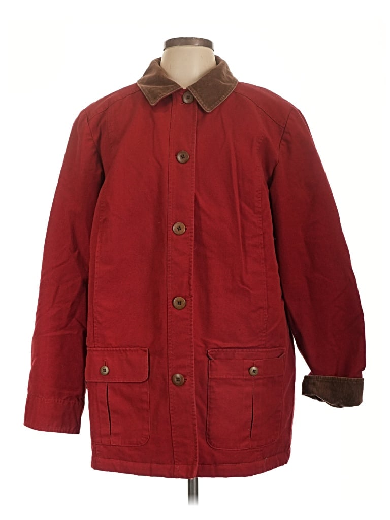 Pre-owned L.l.bean Coat In Red