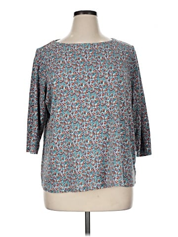 Croft & Barrow 3/4 Sleeve Top (view 1)