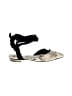 Schutz Animal Print Ivory Flats Size 6 - photo 1