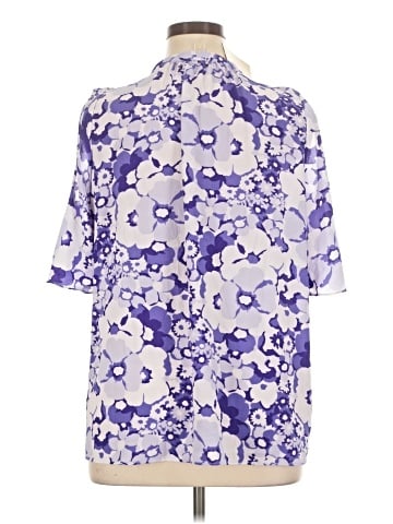 MICHAEL Michael Kors Short Sleeve Blouse (view 2)