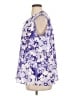 MICHAEL Michael Kors Floral Purple Short Sleeve Blouse Size XL - photo 5