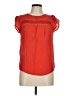 E&M Collection Red Short Sleeve Blouse Size M - photo 1