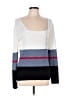 Tommy Hilfiger 100% Cotton Color Block White Pullover Sweater Size L - photo 1