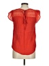 E&M Collection Red Short Sleeve Blouse Size M - photo 2