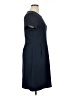 Lands' End Solid Blue Casual Dress Size 14 - photo 4