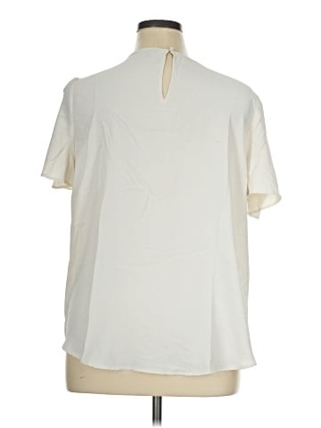 Ann Taylor Short Sleeve Blouse (view 2)