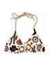 IMAN Print Tan Swimsuit Top Size S - photo 1