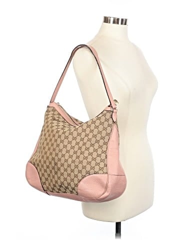 Gucci Outlet GG Canvas Bree Hobo Bag (view 2)