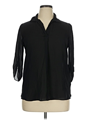 Contempo 3/4 Sleeve Blouse (view 1)