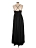 J.Crew 100% Polyester Solid Black Casual Dress Size 10 - photo 2