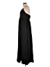 J.Crew 100% Polyester Solid Black Casual Dress Size 10 - photo 5