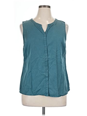 Eddie Bauer Sleeveless Button-Down Shirt (view 1)