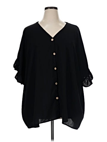 Oddi 3/4 Sleeve Blouse (view 1)