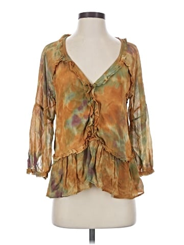 Gypsy 05 3/4 Sleeve Silk Top (view 1)