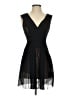 BCBGMAXAZRIA 100% Polyester Black Cocktail Dress Size 0 - photo 1