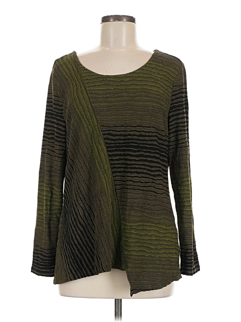 Pre-owned Habitat Long Sleeve T-shirt In Green