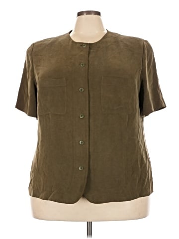 Jones New York Short Sleeve Blouse (view 1)