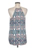Express 100% Polyester Blue Sleeveless Blouse Size M - photo 2