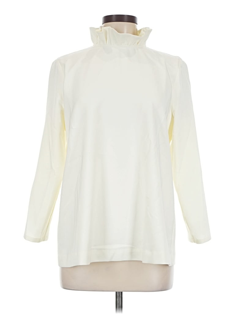 Pre-owned Tuckernuck Long Sleeve Blouse In Ivory