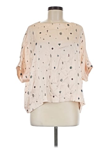 Amour Vert 3/4 Sleeve Silk Top (view 1)