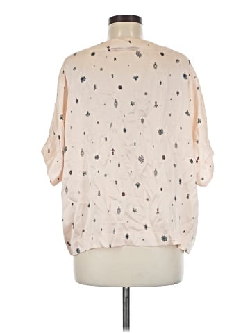 Amour Vert 3/4 Sleeve Silk Top (view 2)