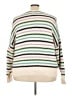 St. John's Bay Stripes Blue Ivory Pullover Sweater Size 3X - photo 2