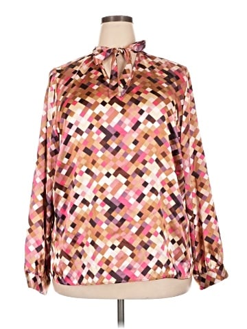 Lane Bryant Long Sleeve Blouse (view 1)