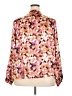 Lane Bryant 100% Polyester Argyle Pink Long Sleeve Blouse Size 22 - 24 Plus - photo 2