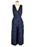 J.Crew Collection Paisley Blue Jumpsuit Size 4 - photo 1