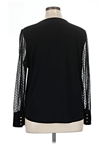 Anne Klein Long Sleeve Top (view 2)