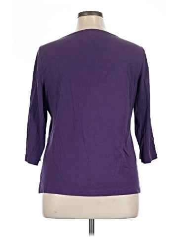 Karen Scott 3/4 Sleeve Top (view 2)
