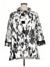 Joseph Ribkoff Print Silver Raincoat Size 14 - photo 1