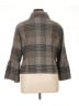 Live A Little Plaid Gray Coat Size XL - photo 2