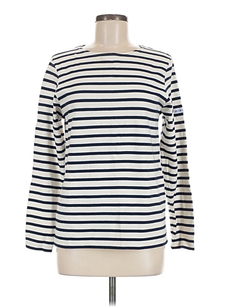 Pre-owned Superdry Long Sleeve Turtleneck In Ivory