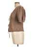 Splendid Brown Short Sleeve Top Size M - photo 5