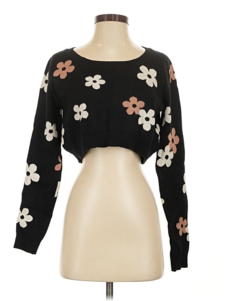 Pre-owned La Hearts Pullover Sweater In Black