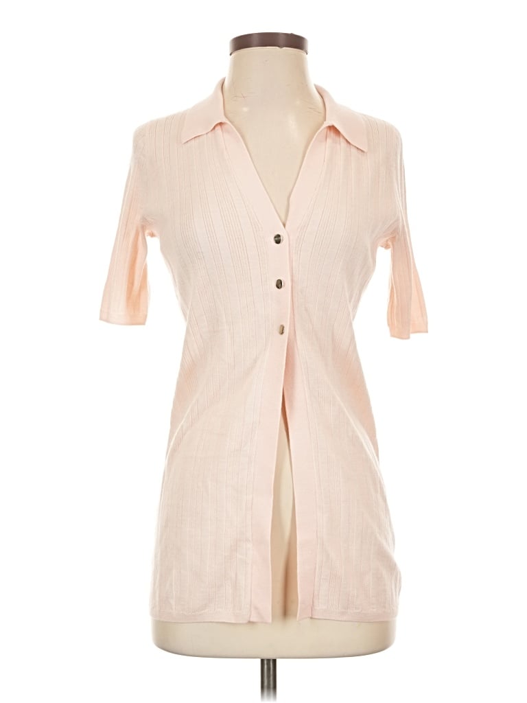 Pre-owned Motf Short Sleeve Blouse In Pink