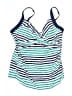 Unbranded Stripes Blue Swimsuit Top Size 14 - photo 1