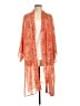 Lush 100% Polyester Orange Poncho Size L - photo 1