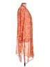Lush 100% Polyester Orange Poncho Size L - photo 4