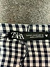 Zara Checkered-gingham Blue Shorts Size XS - photo 3