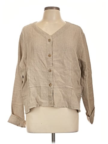 Flax Long Sleeve Blouse (view 1)