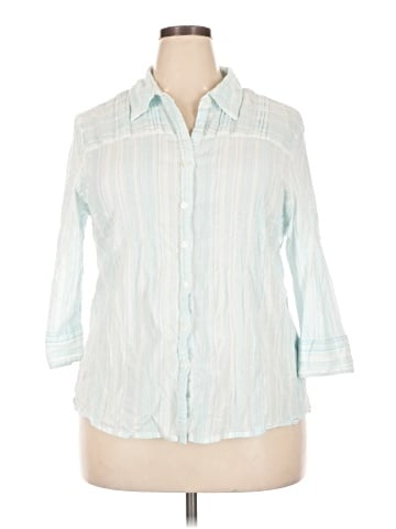 Venezia 3/4 Sleeve Button-Down Shirt (view 1)