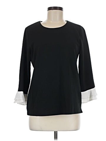 Karl Lagerfeld Paris 3/4 Sleeve Top (view 1)