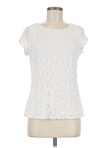 Karl Lagerfeld Paris Short Sleeve Top (view 1)
