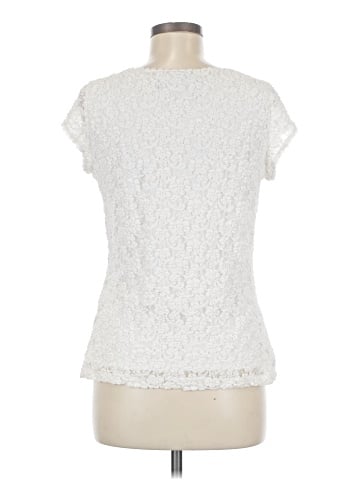 Karl Lagerfeld Paris Short Sleeve Top (view 2)