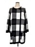 Alfani Checkered-gingham Black Pullover Sweater Size 1X - photo 1
