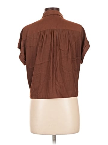 Rose + Olive Short Sleeve Blouse (view 2)